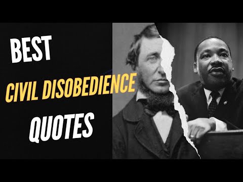 Famous Quotes on Civil Disobedience