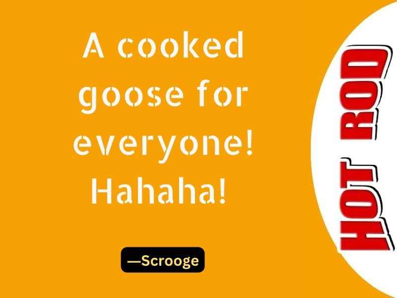 A cooked goose for everyone! Haha