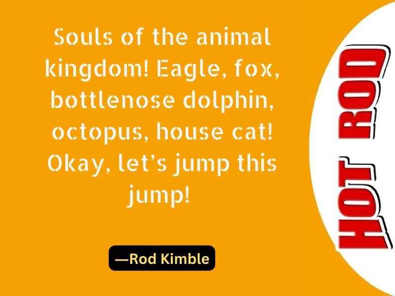 Souls of the animal kingdom! Eagle, fox, bottlenose dolphin, octopus, house cat! Okay, let’s jump this jum