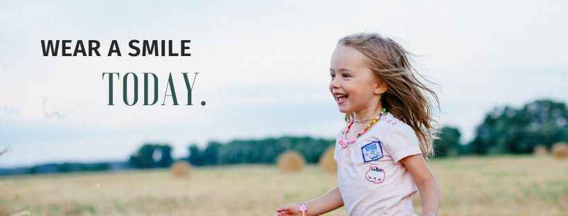 Wear a smile today. facebook cover quotes,