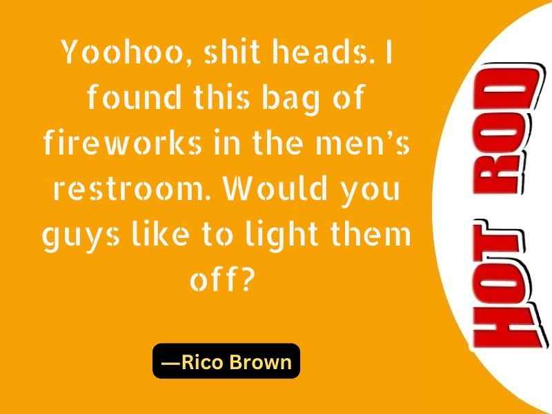 Yoohoo, shit heads. I found this bag of fireworks in the men’s restroom. Would you guys like to light them off