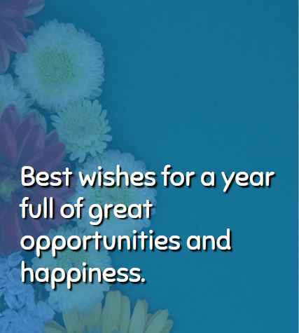 Best wishes for a year full of great opportunities and happiness. Happy Birthday Quotes for Sister