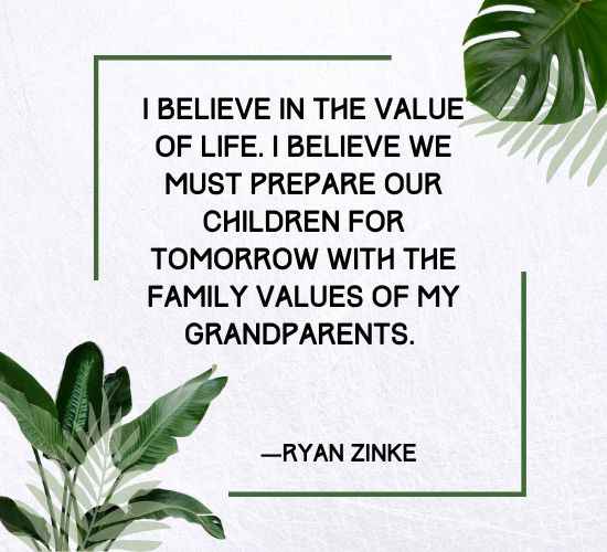 I believe in the value of life. I believe we must prepare