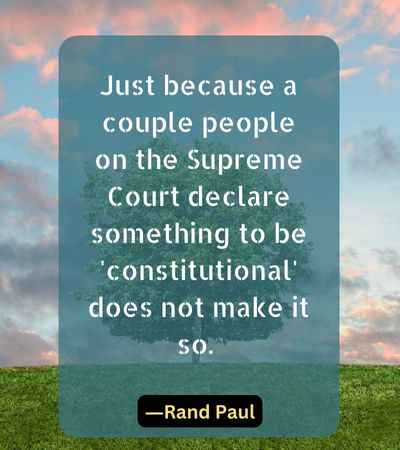 Just because a couple people on the Supreme Court declare something to be 'constitutional' does not make it so.