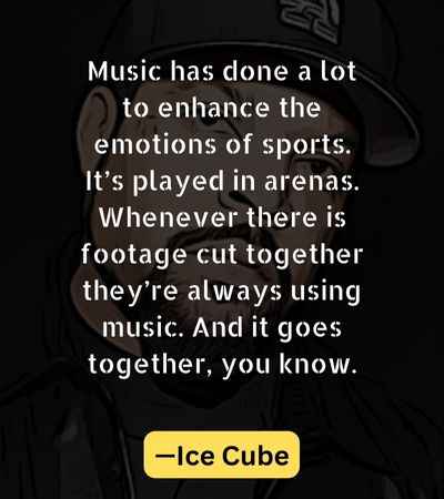 Music has done a lot to enhance the emotions of sports. It’s played in arenas.