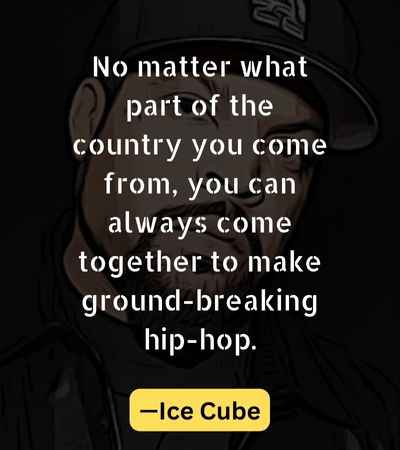 No matter what part of the country you come from, you can always come together to make ground-breaking hip-hop.