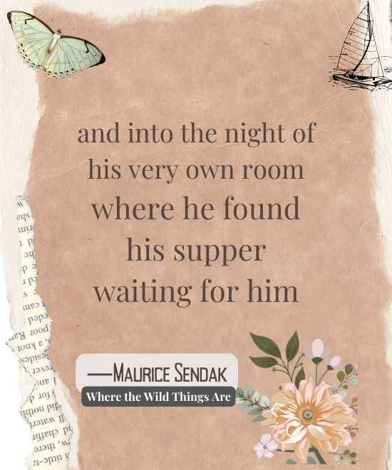 and into the night of his very own room